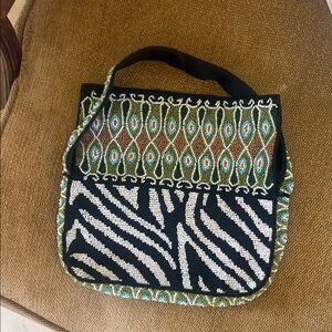 Beaded hand bag